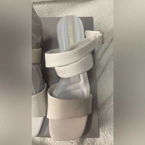 Franco Sarto Studio Ankle Strap Wedge Sandals - Picture 8 of 12